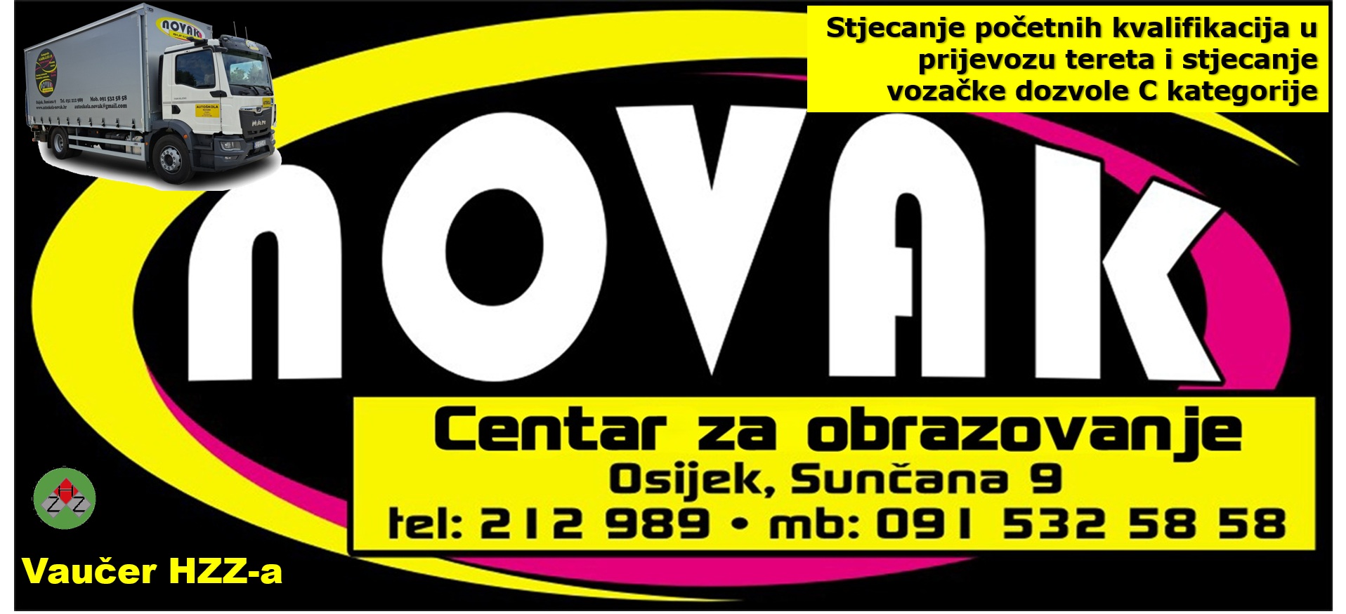 novak stjecanje početnih kvalifikacija u prijevozu
